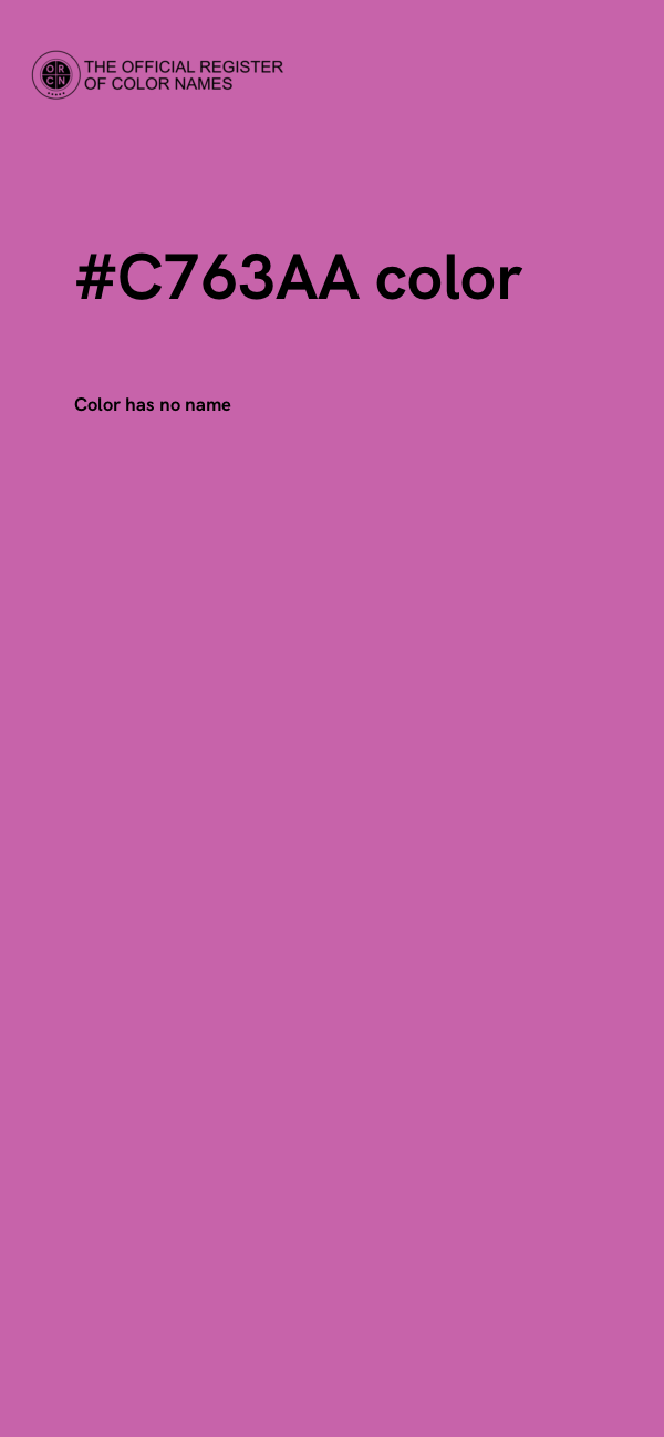 #C763AA color image
