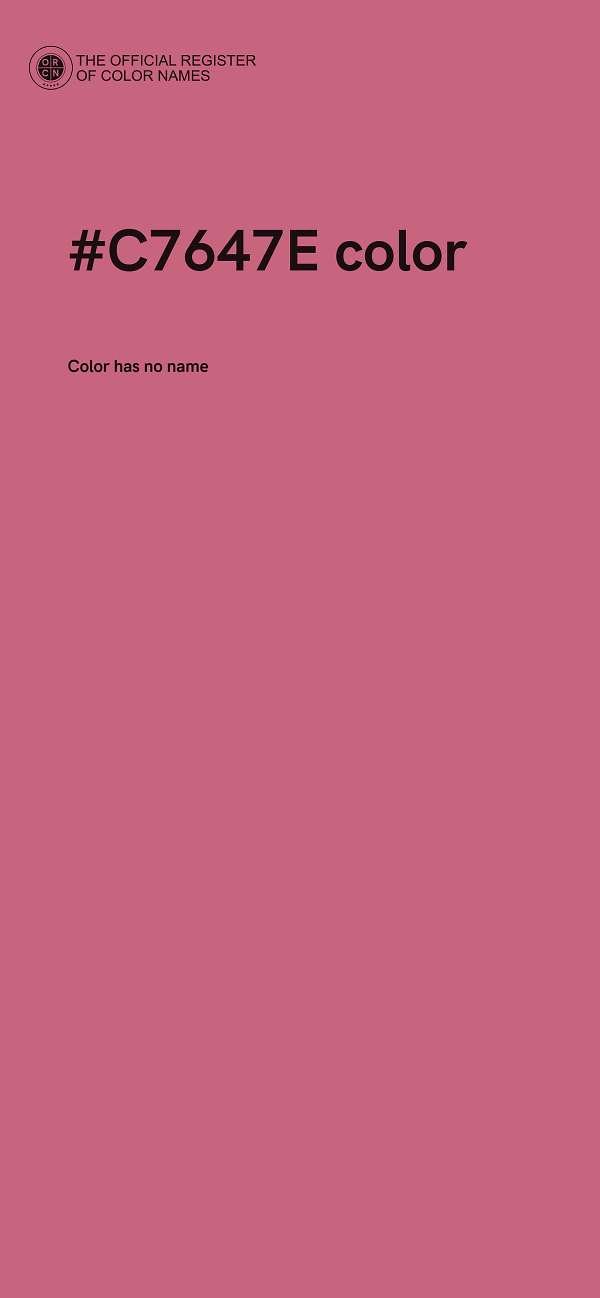 #C7647E color image