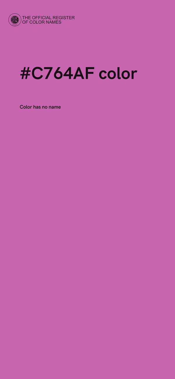 #C764AF color image