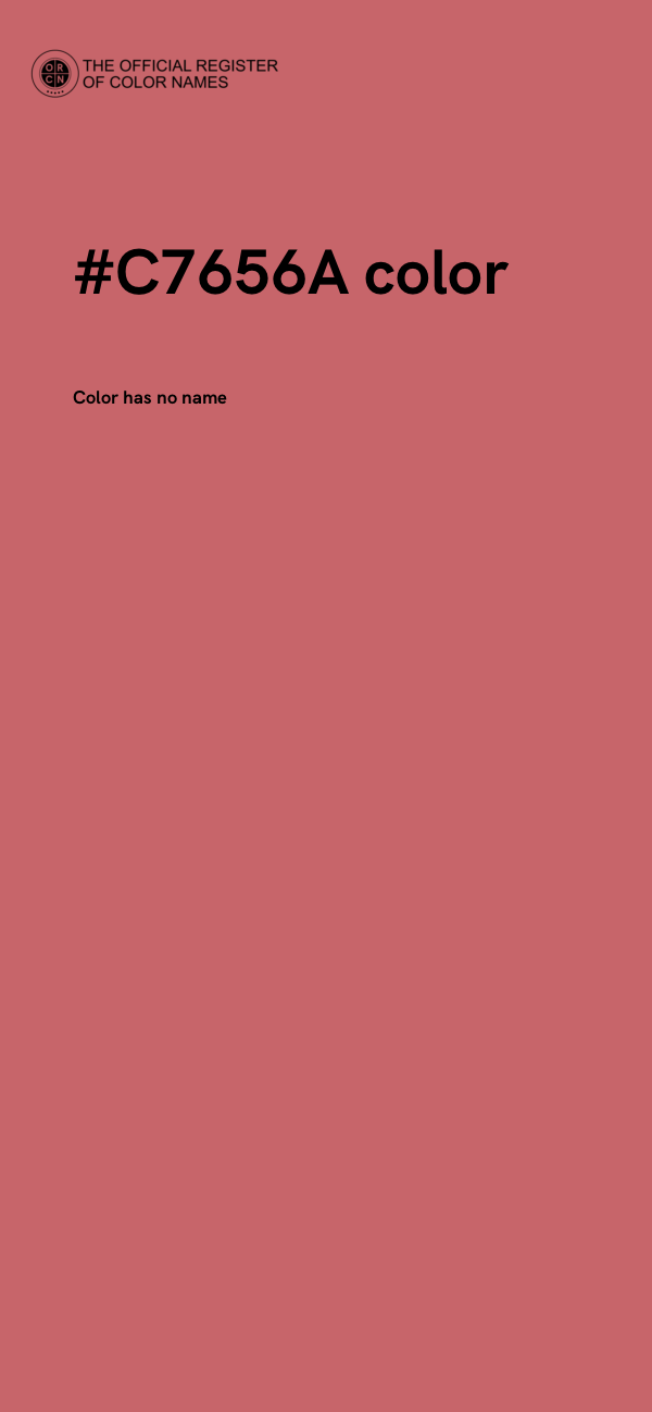 #C7656A color image