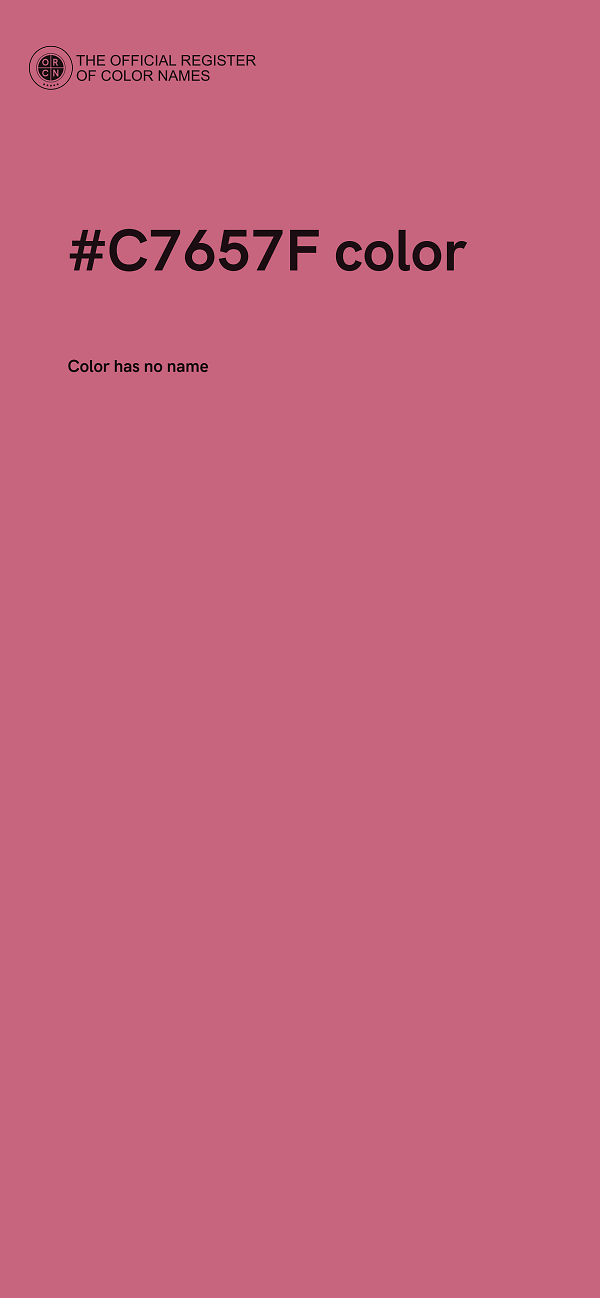 #C7657F color image