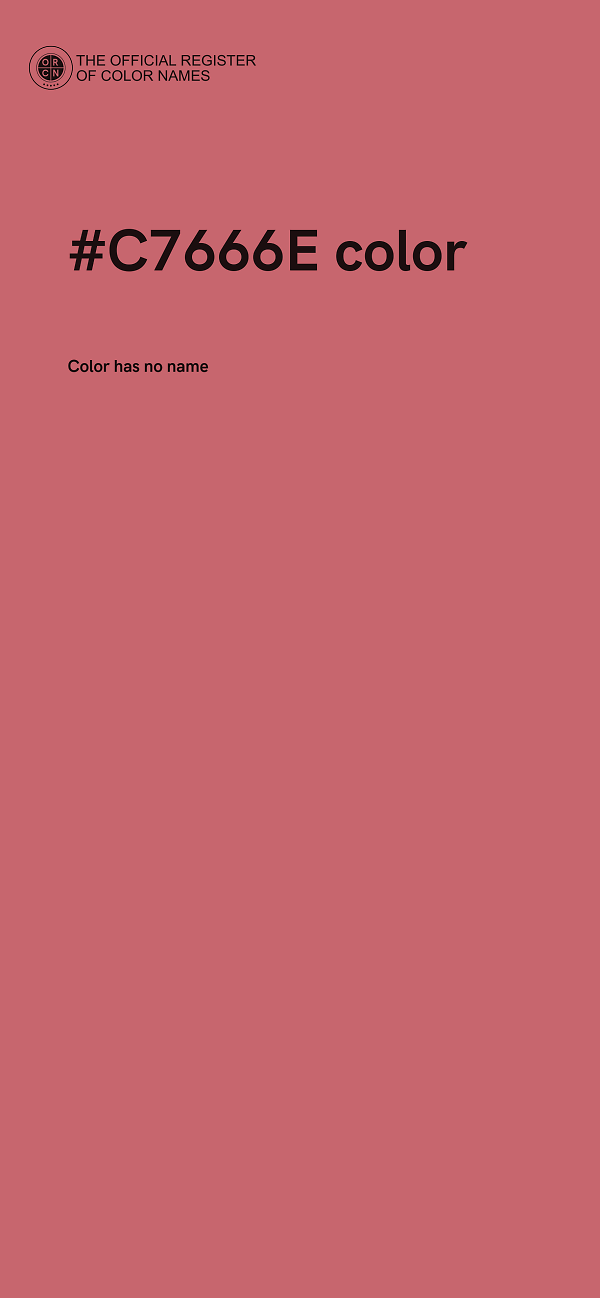 #C7666E color image