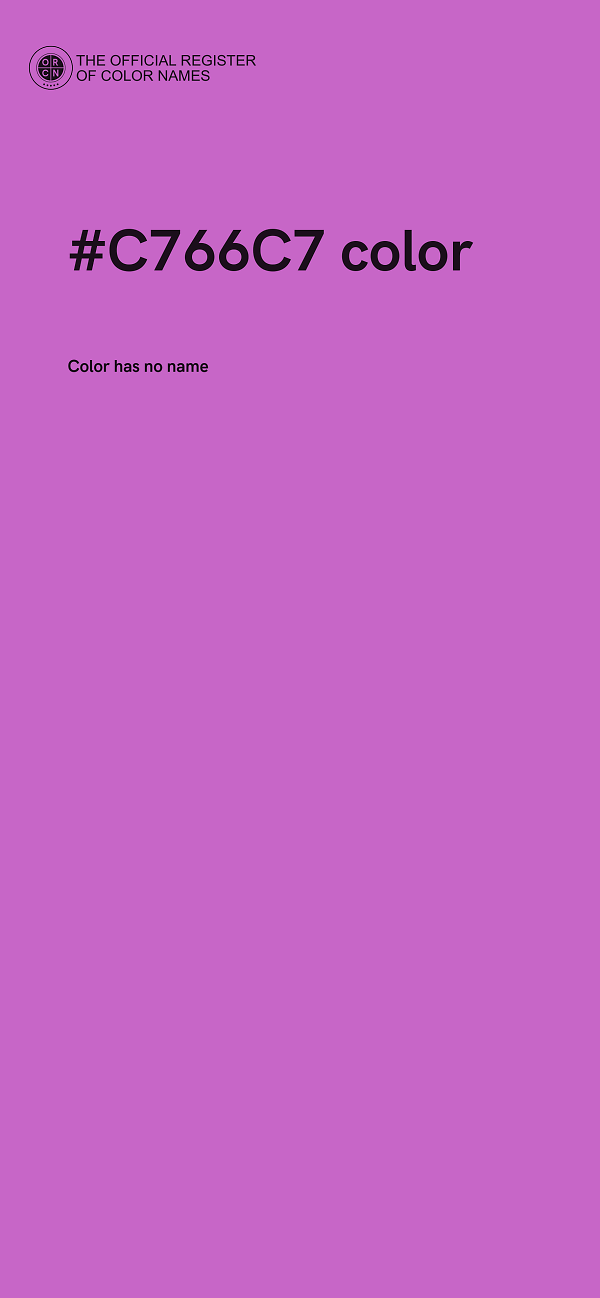 #C766C7 color image