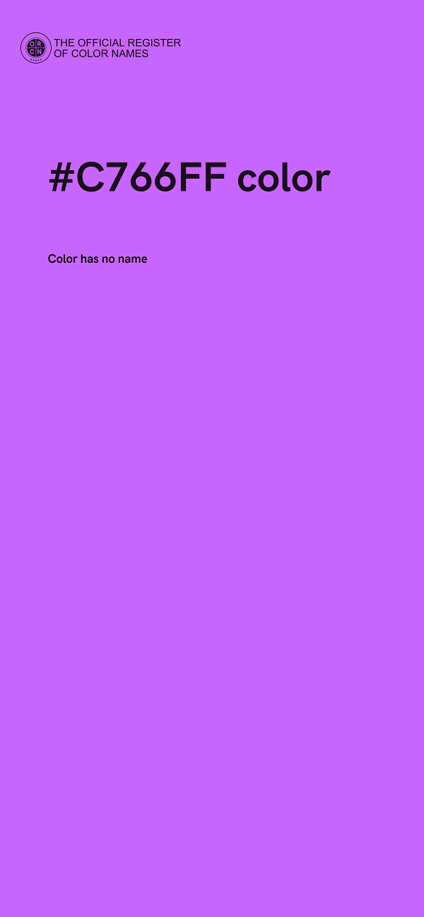 #C766FF color image