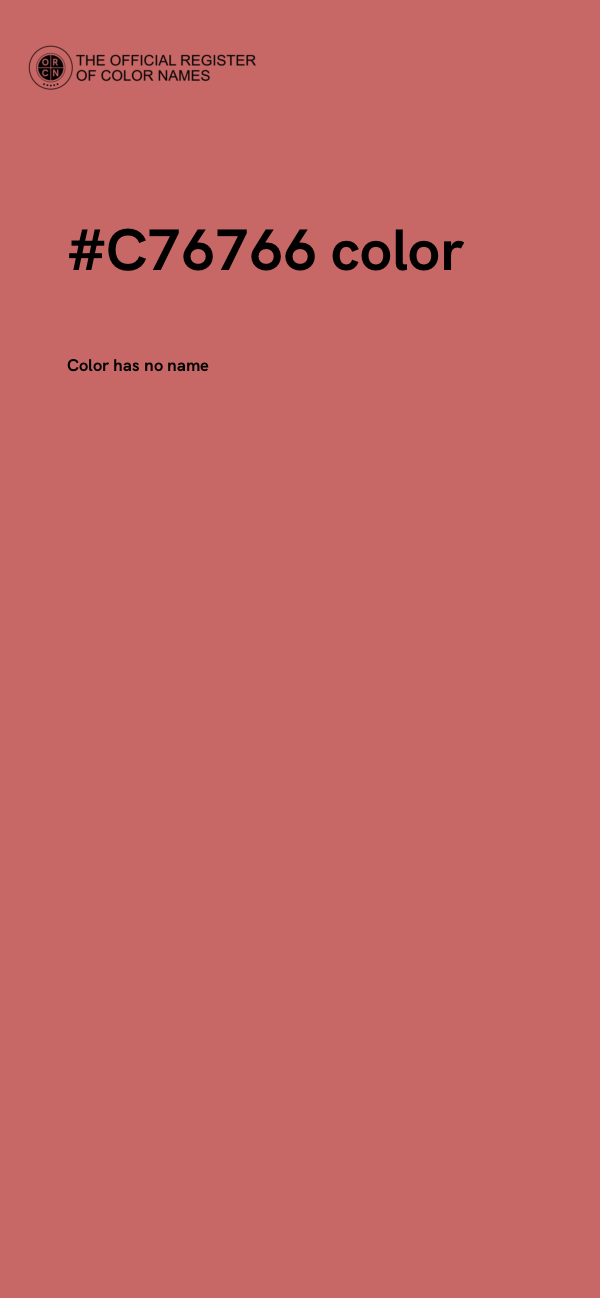 #C76766 color image