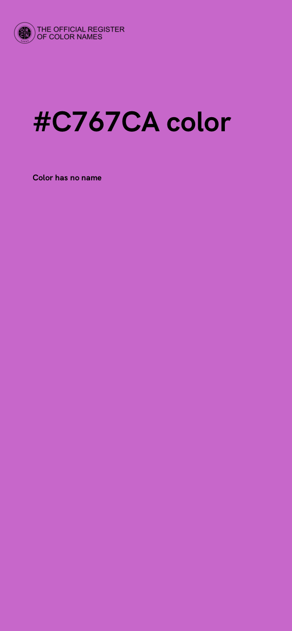 #C767CA color image