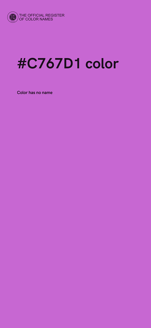 #C767D1 color image