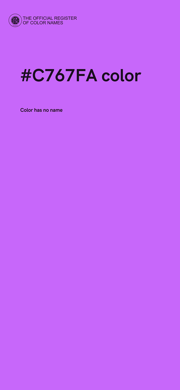 #C767FA color image