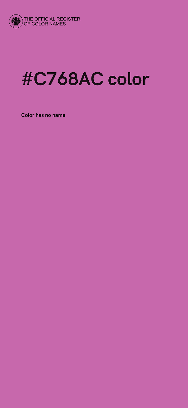 #C768AC color image