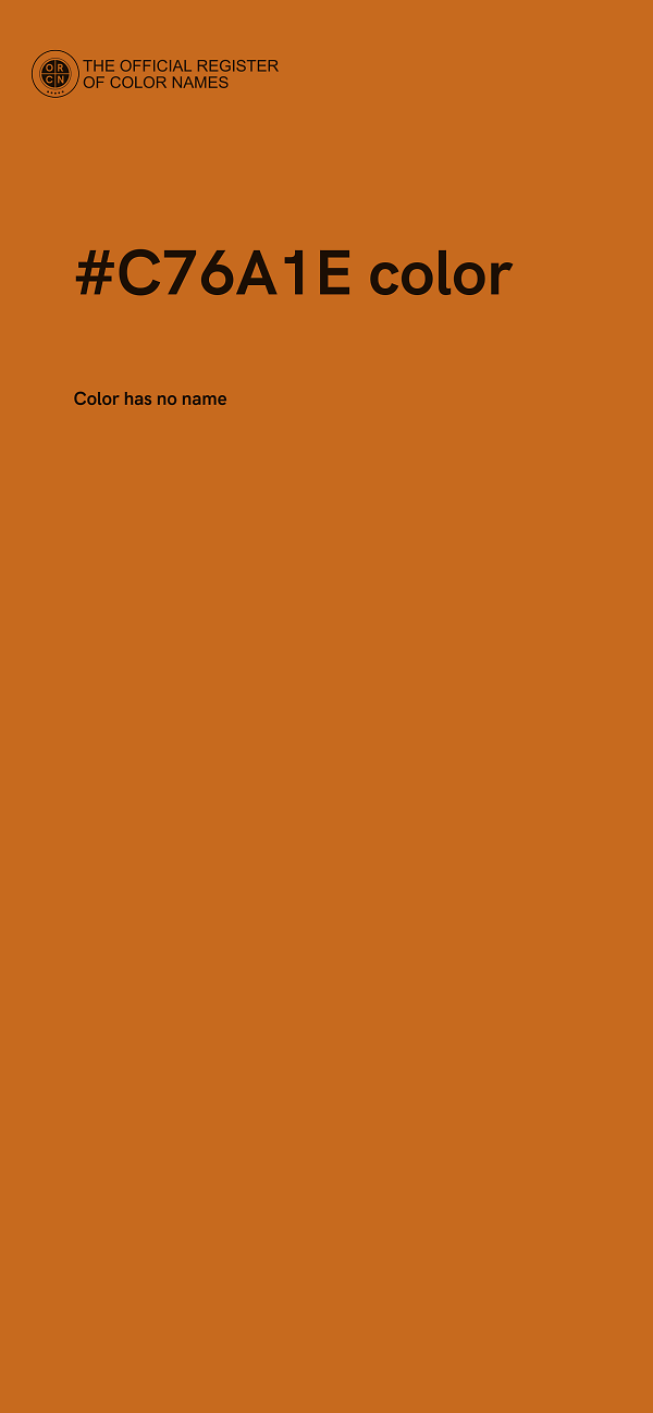 #C76A1E color image
