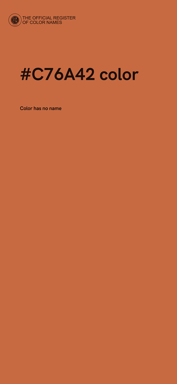 #C76A42 color image