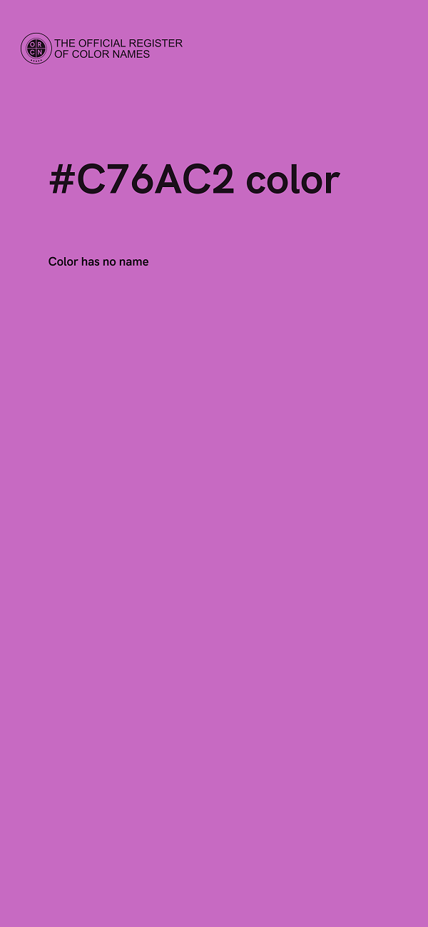 #C76AC2 color image