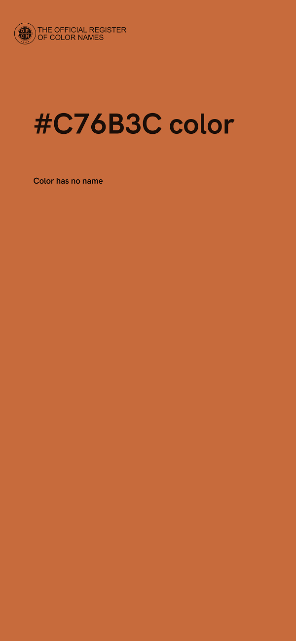 #C76B3C color image
