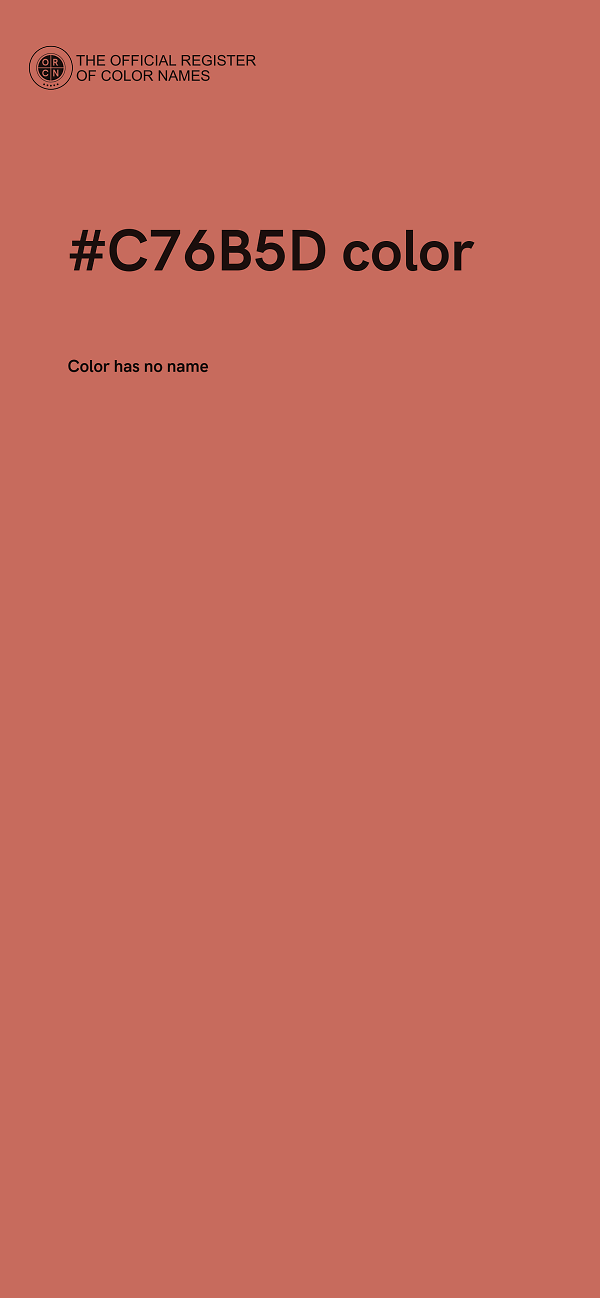 #C76B5D color image