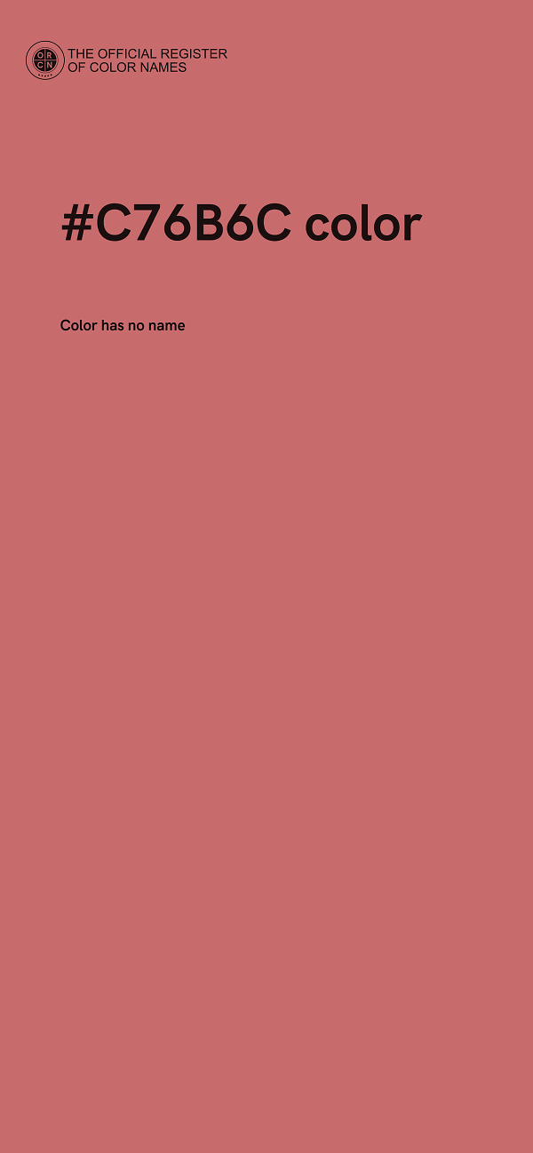 #C76B6C color image