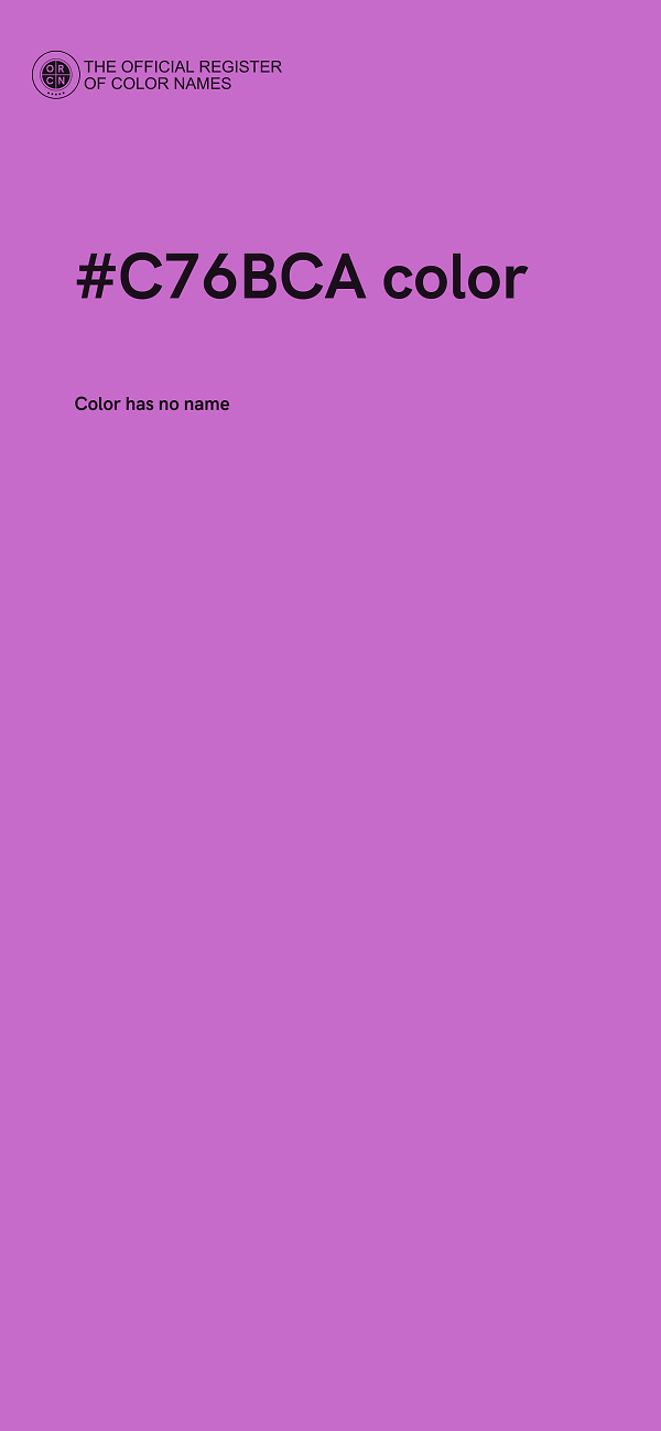 #C76BCA color image
