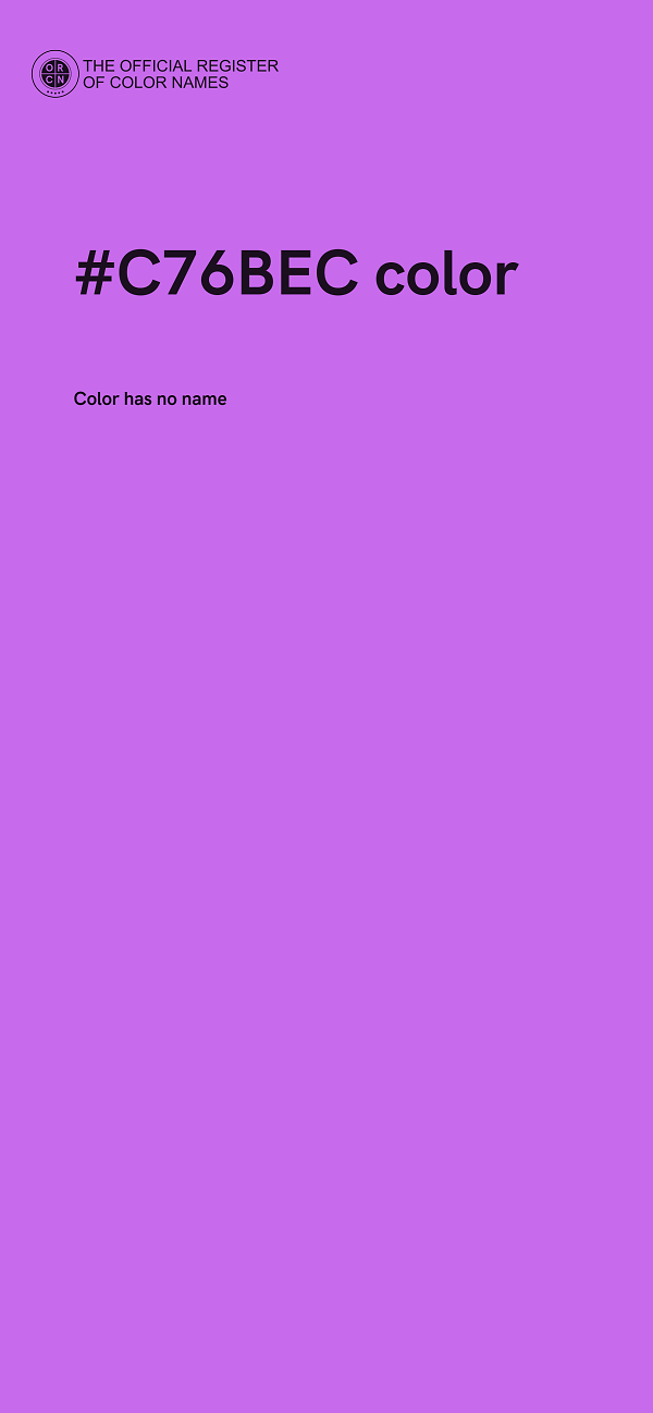 #C76BEC color image