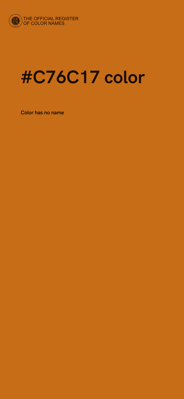 #C76C17 color image