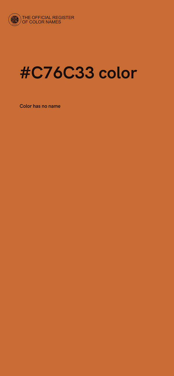 #C76C33 color image