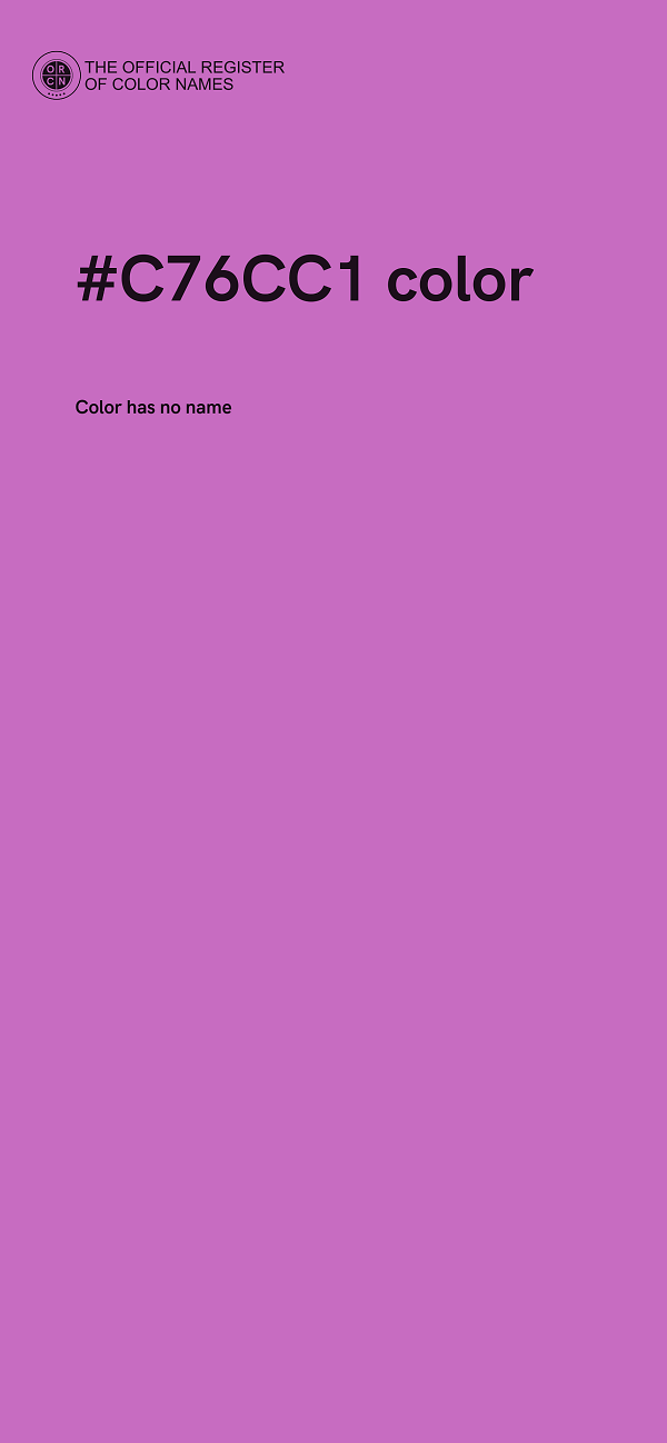 #C76CC1 color image