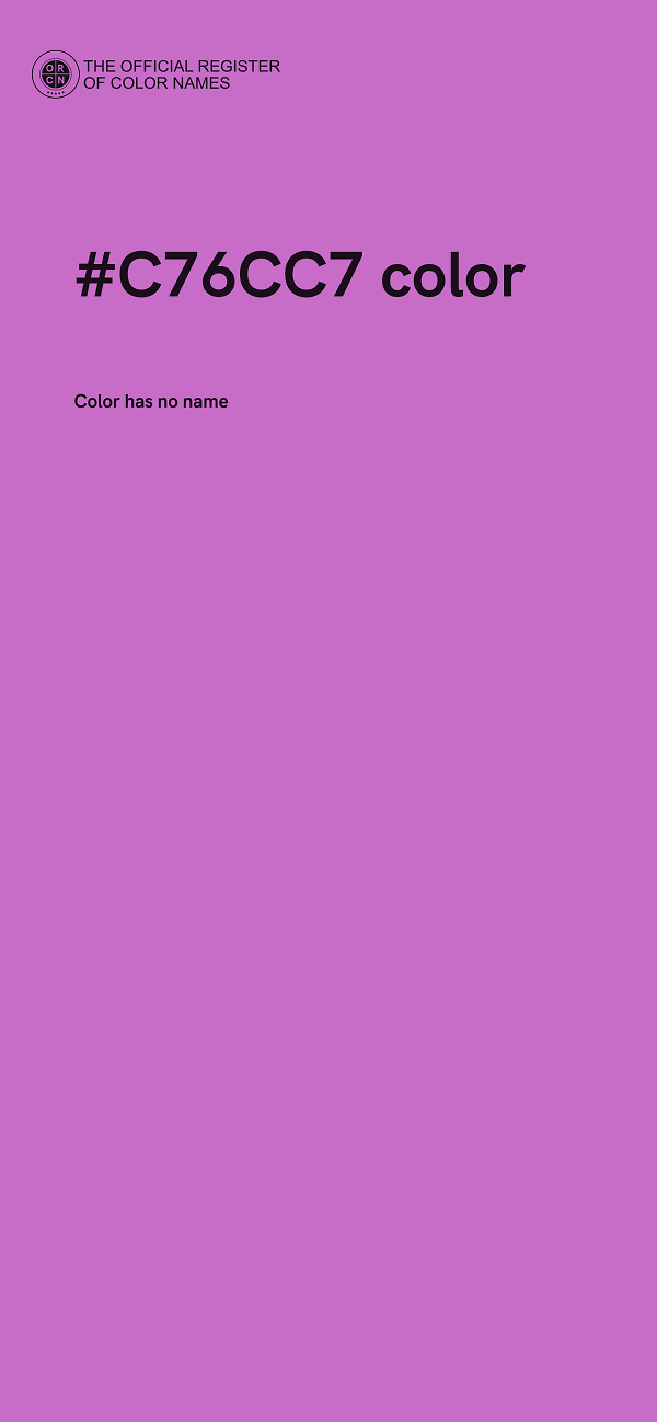 #C76CC7 color image