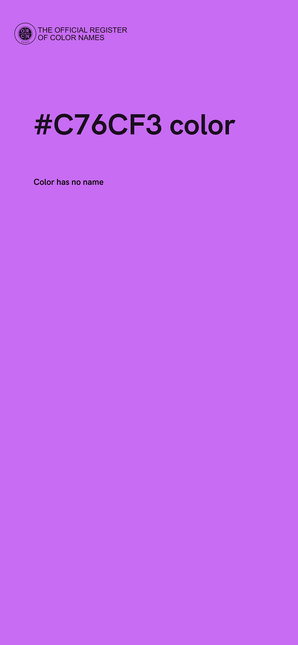 #C76CF3 color image