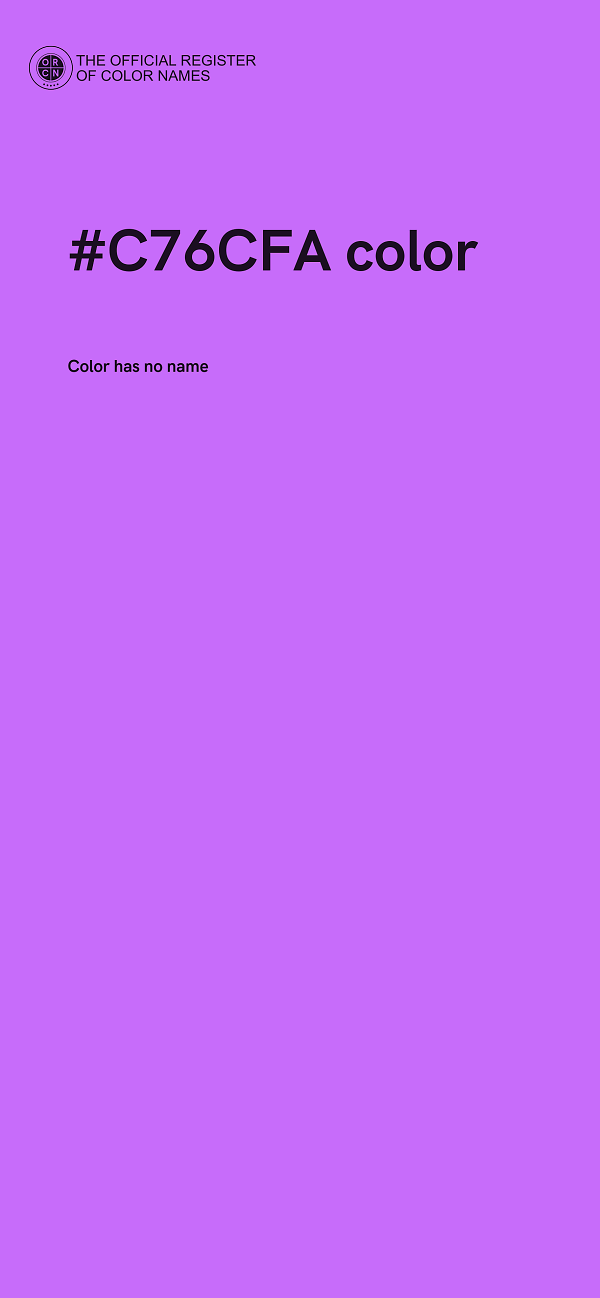 #C76CFA color image