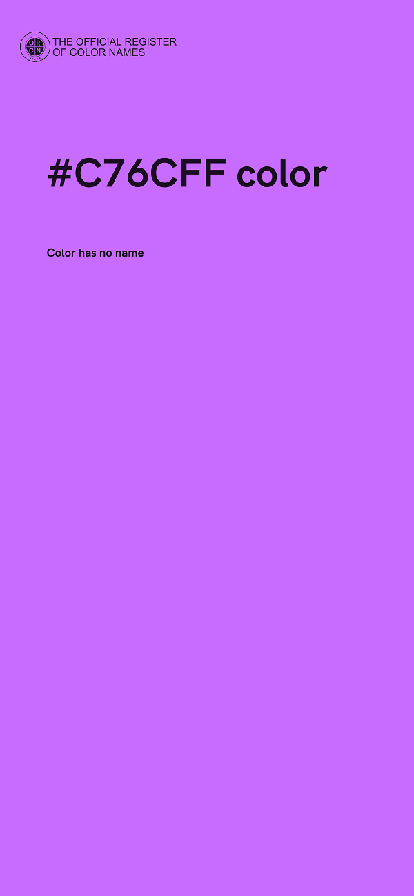 #C76CFF color image