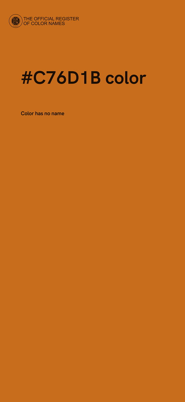 #C76D1B color image