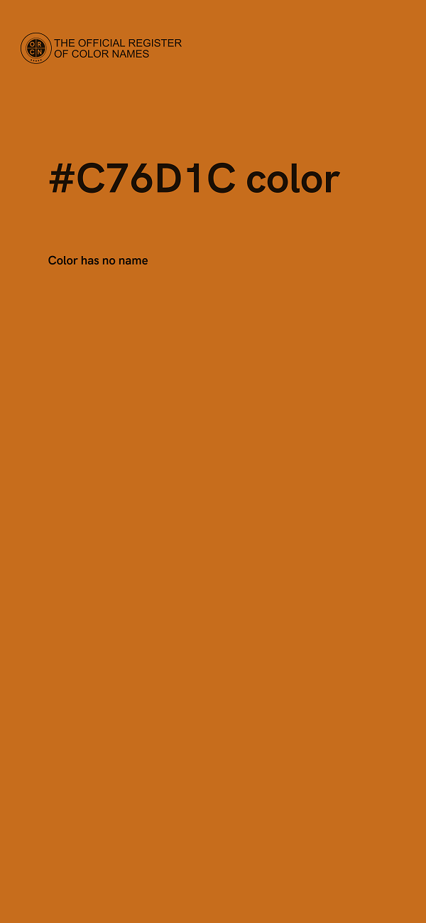 #C76D1C color image