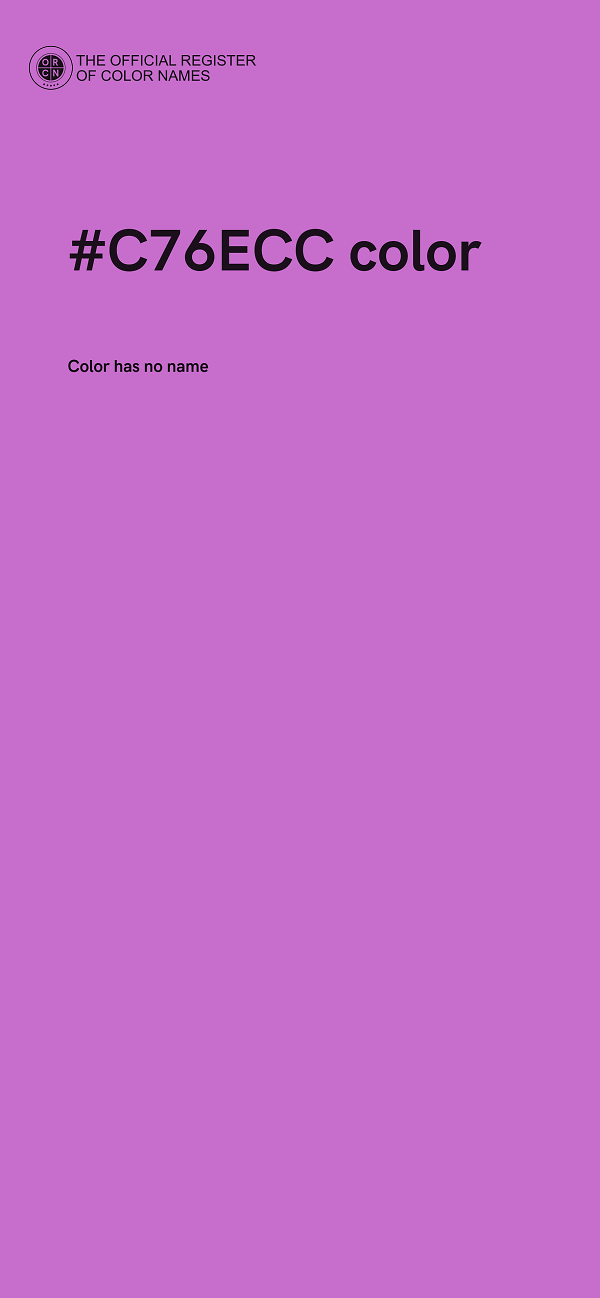#C76ECC color image
