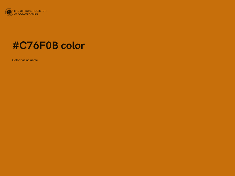 #C76F0B color image