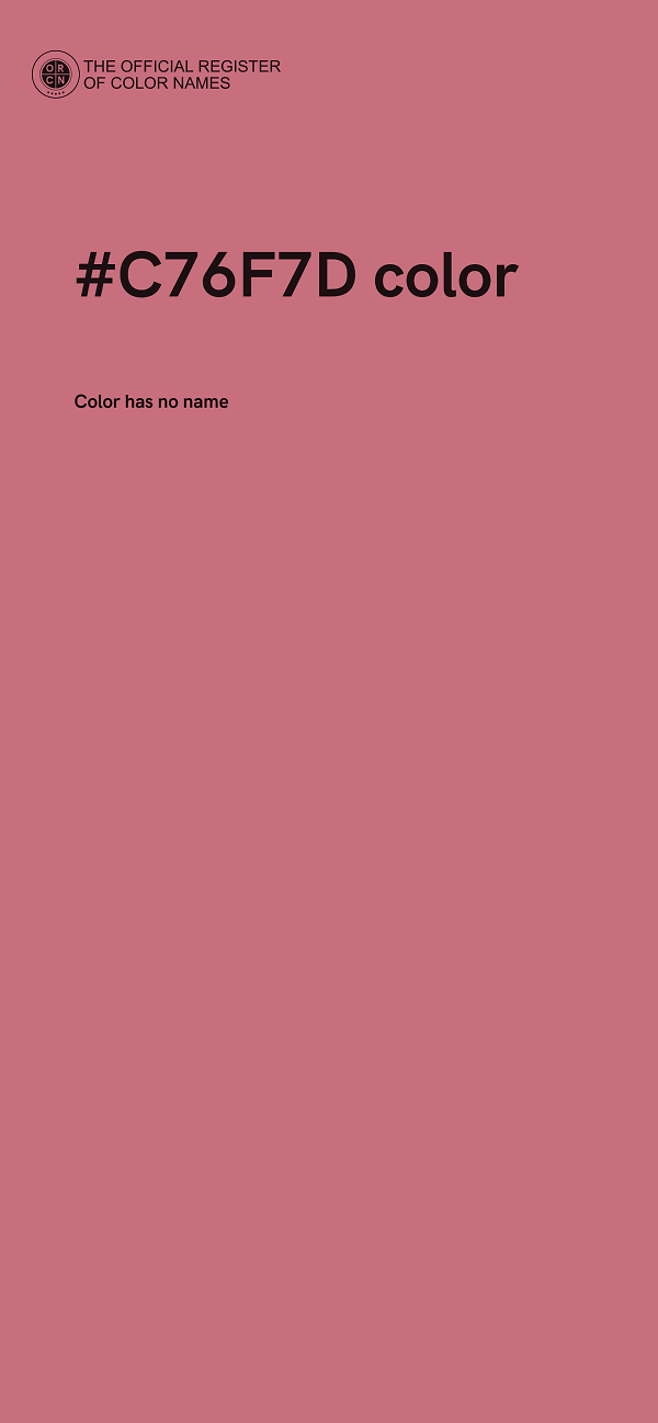#C76F7D color image