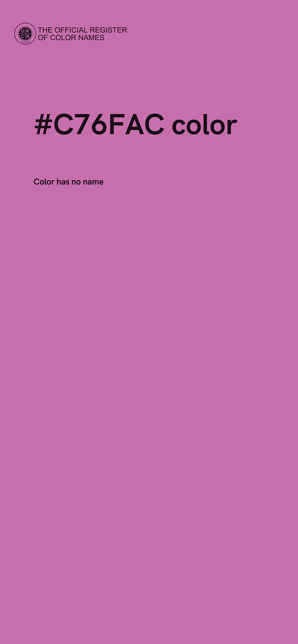 #C76FAC color image