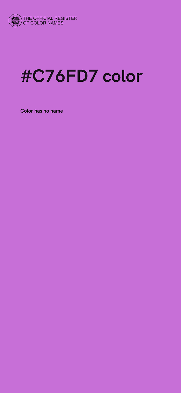 #C76FD7 color image