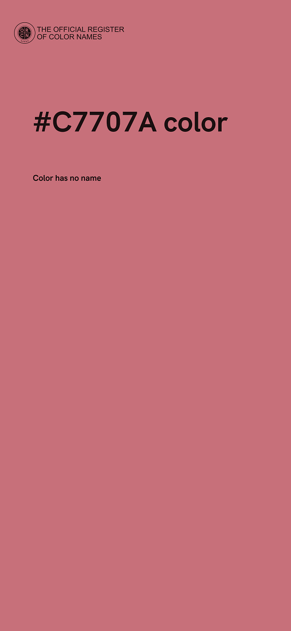 #C7707A color image