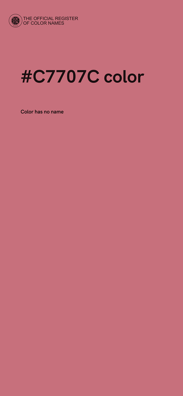 #C7707C color image