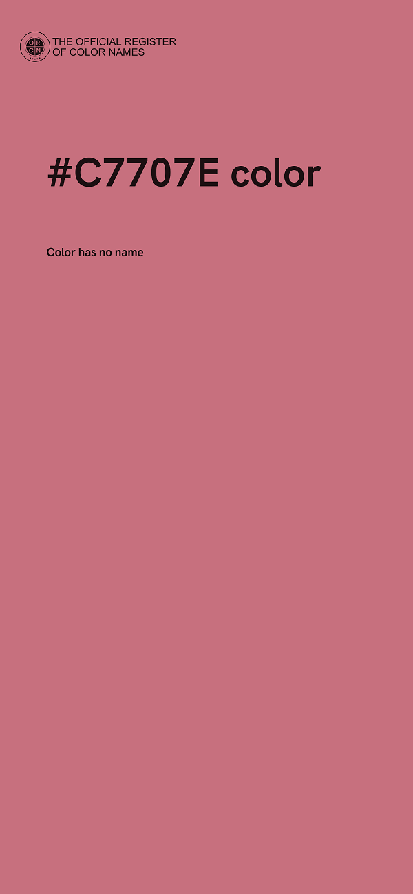 #C7707E color image
