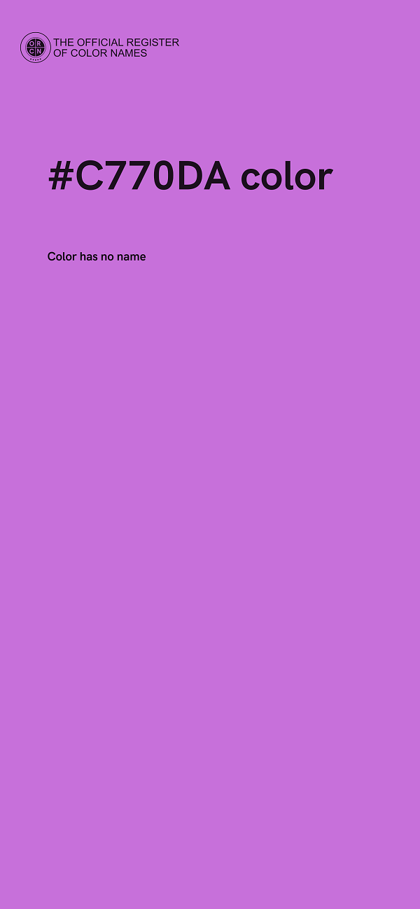 #C770DA color image