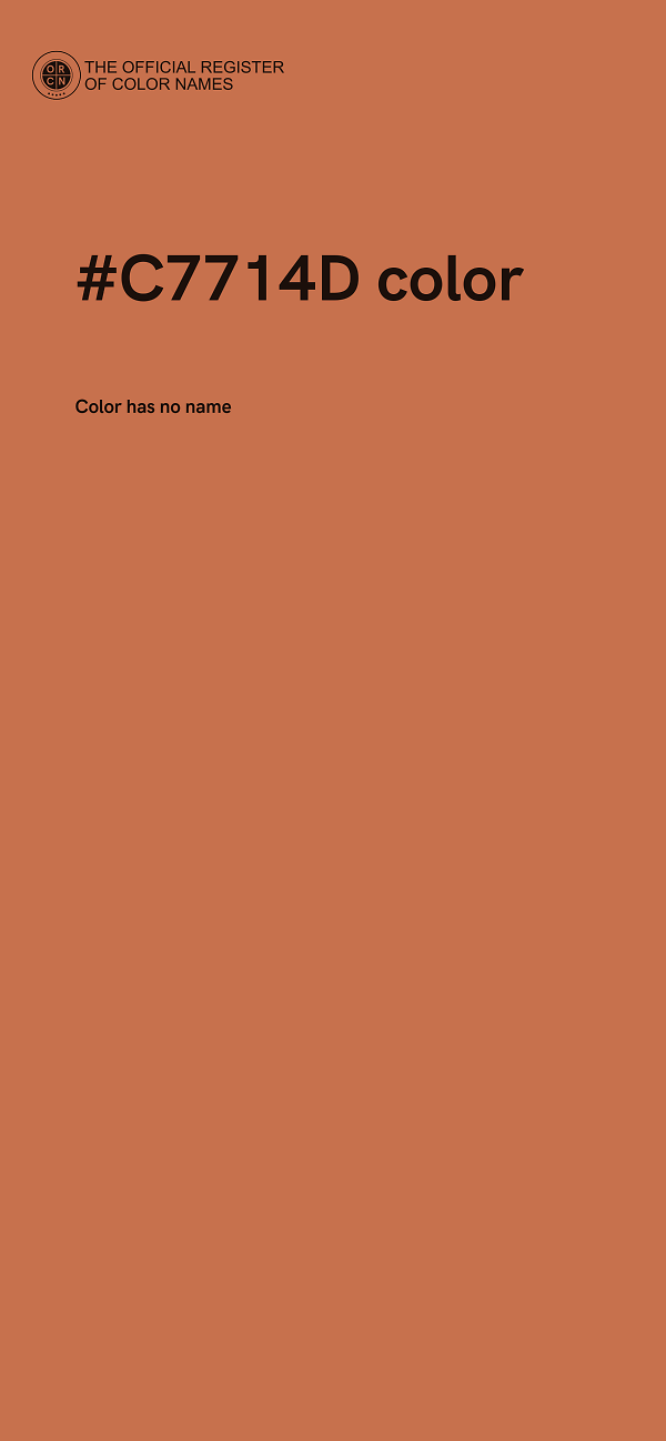 #C7714D color image