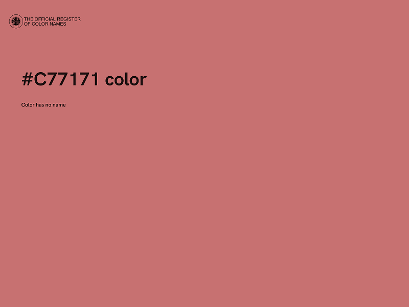#C77171 color image