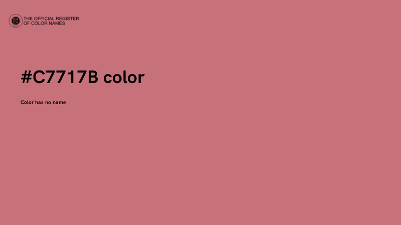 #C7717B color image