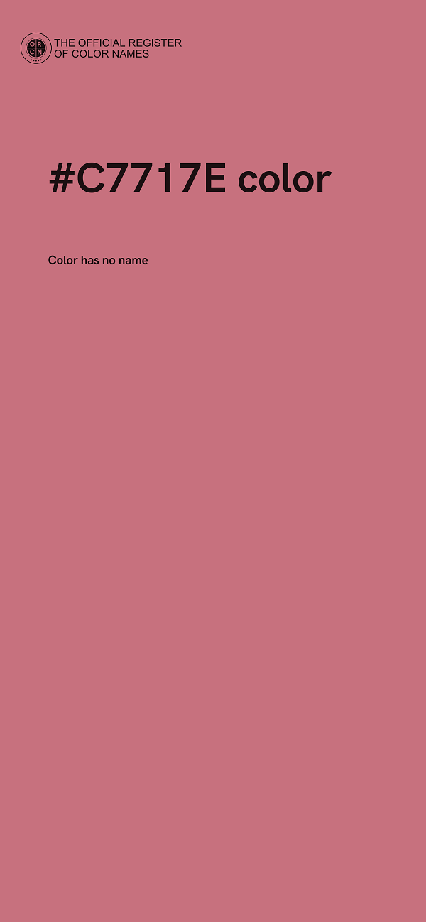 #C7717E color image