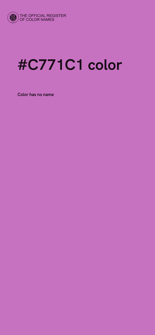 #C771C1 color image