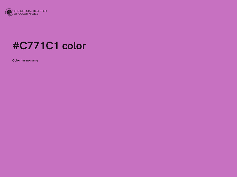 #C771C1 color image