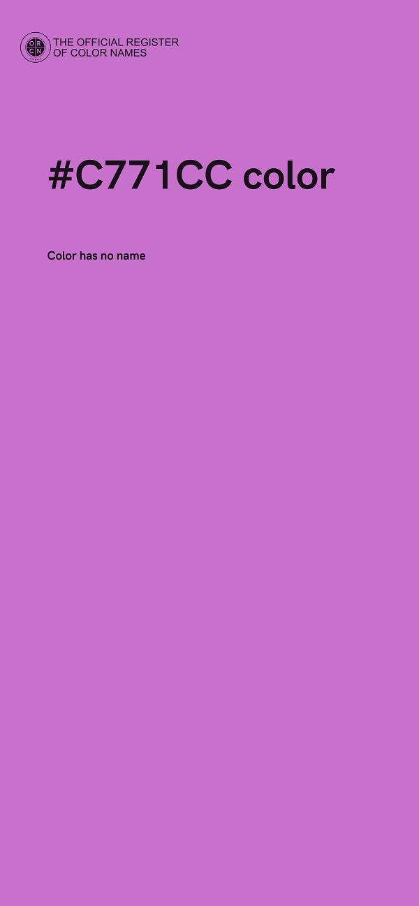 #C771CC color image