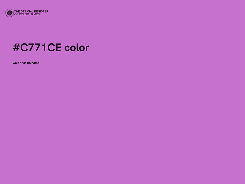 #C771CE color image