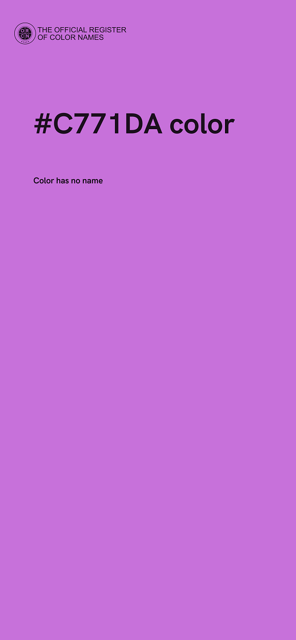 #C771DA color image