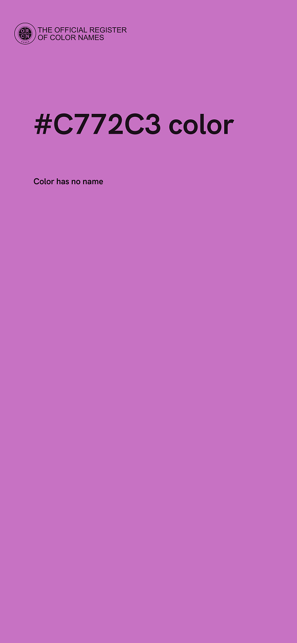 #C772C3 color image