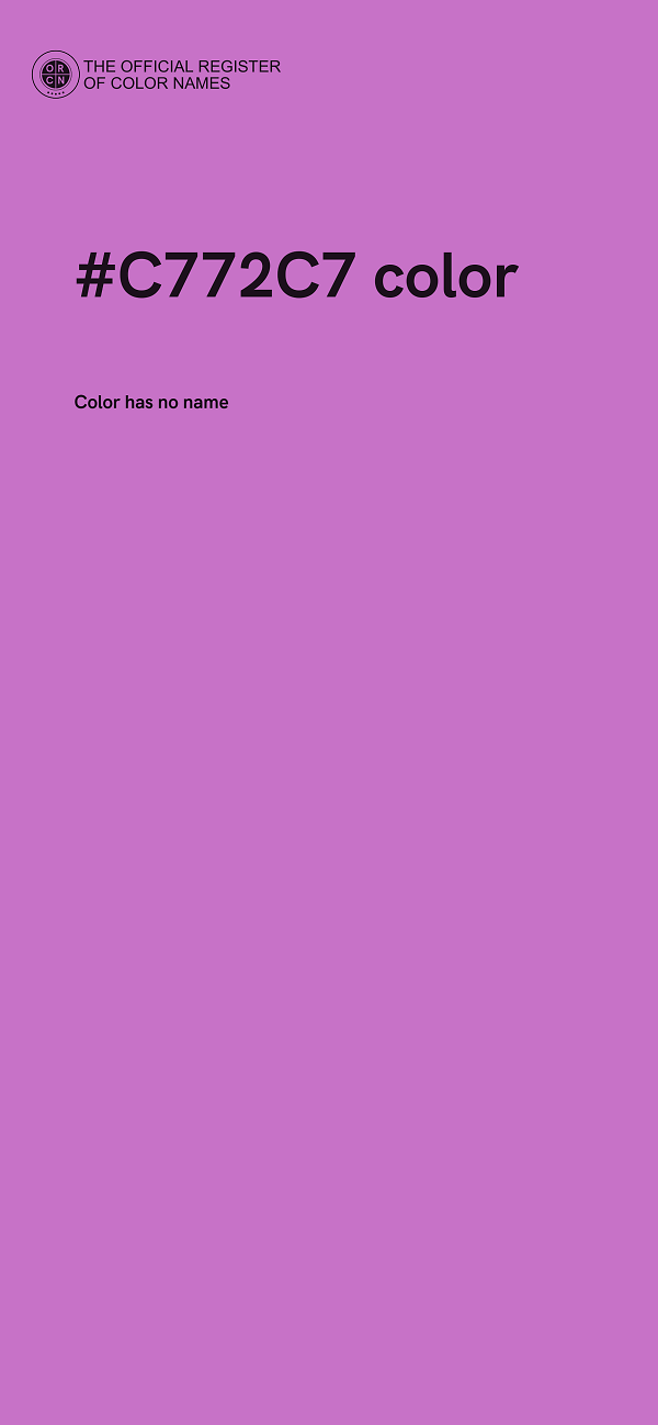 #C772C7 color image